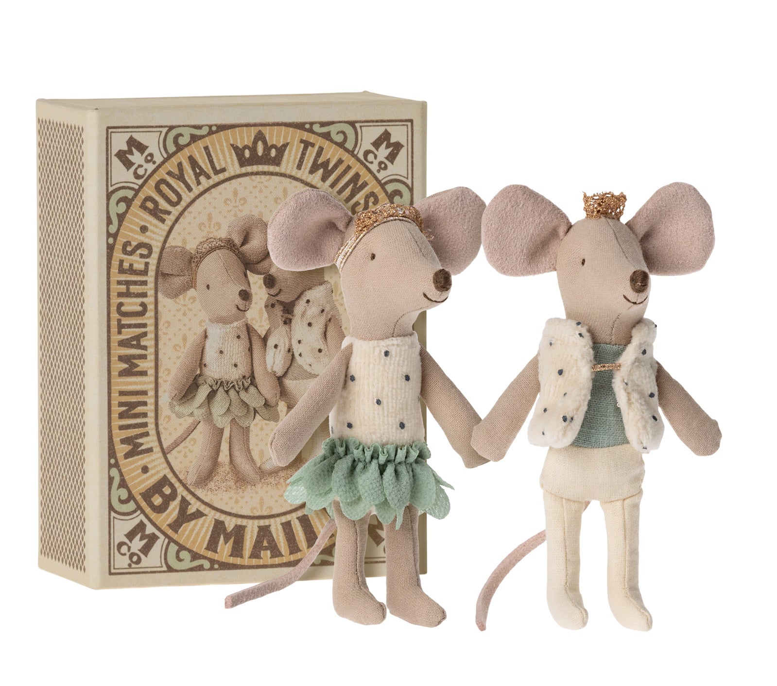 Maileg - Royal Twins Mice In Box
