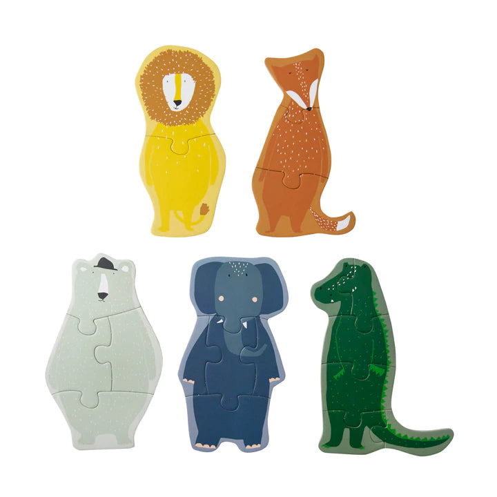 SHAPED PUZZLE - FIVE ANIMAL FRIENDS