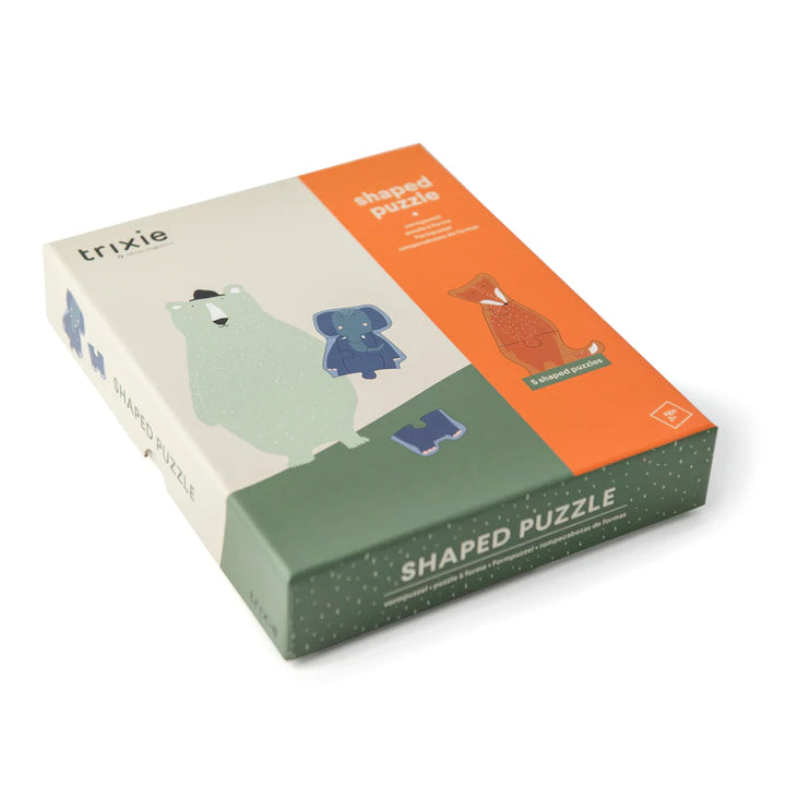 SHAPED PUZZLE - FIVE ANIMAL FRIENDS