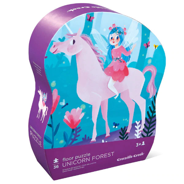 FLOOR PUZZLE - UNICORN FOREST 36PC