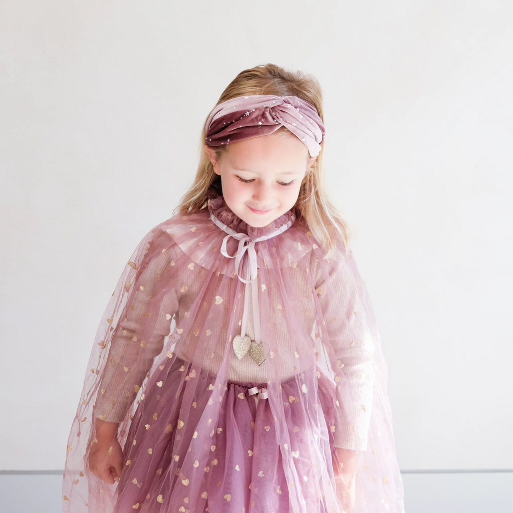 KNOTTED VELVET ALICE BAND - MYSTICAL SUGARPLUM