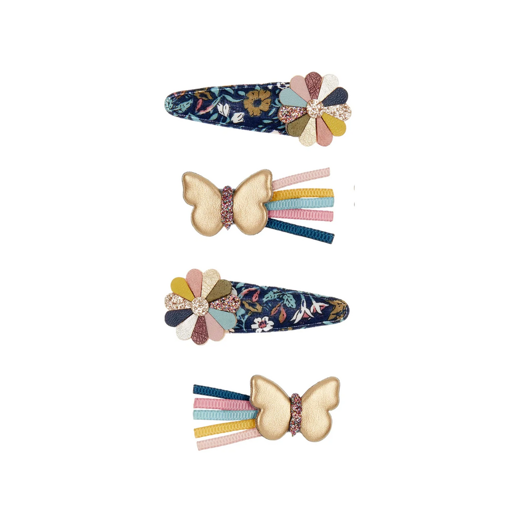 FLORA & BUTTERFLY CLIPS - 4PC