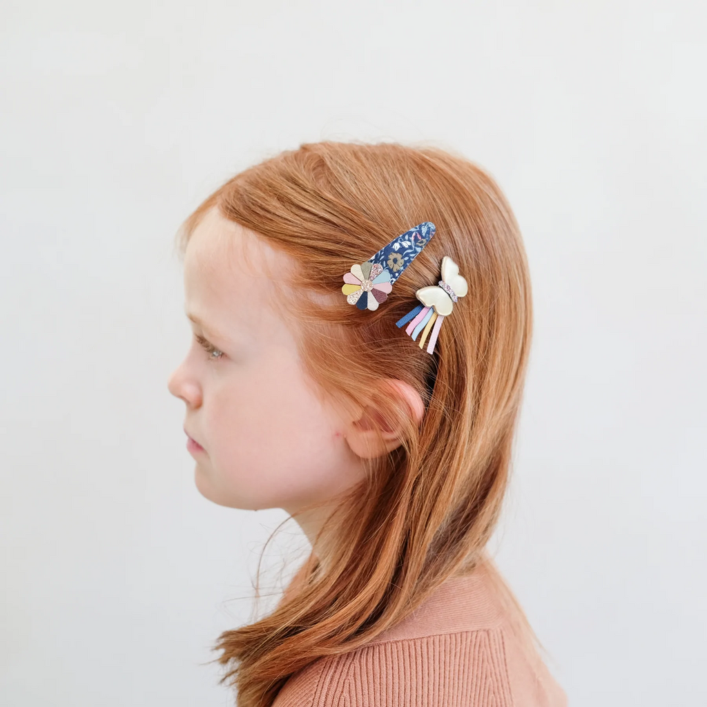 FLORA & BUTTERFLY CLIPS - 4PC