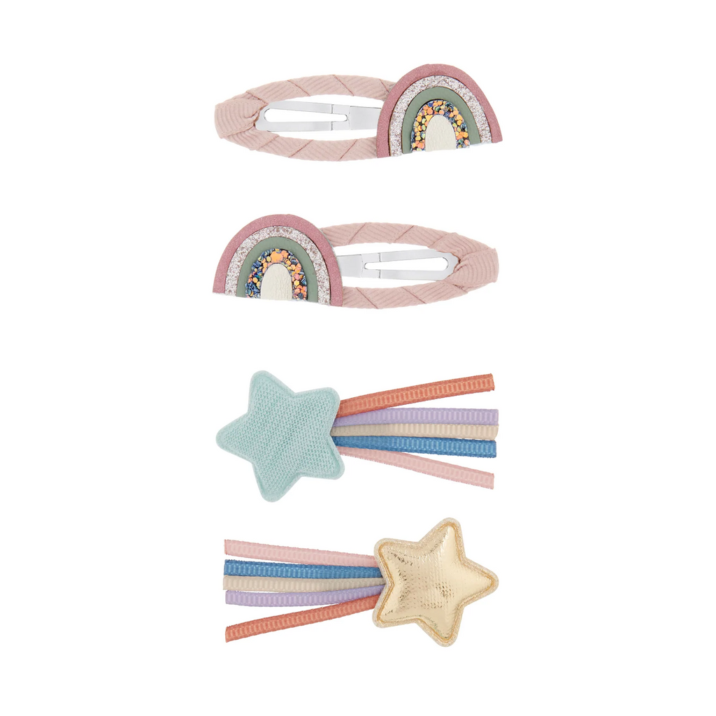 Mimi & Lula - Over The Rainbow Hair Clips - 4PC