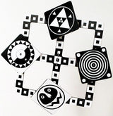 BLACK & WHITE BABY MOBILE