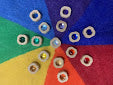 Papoose Bitcoin Blocks - 15Pc Rainbow