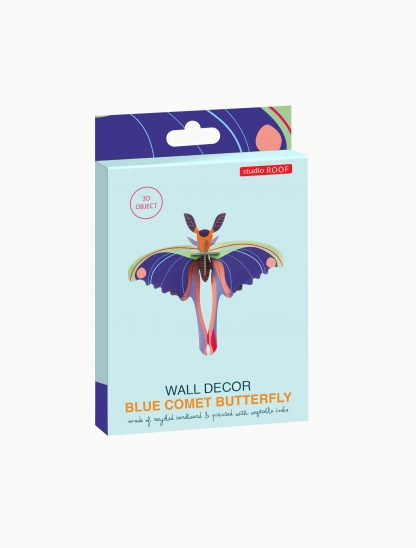 WALL DECOR - BLUE COMET BUTTERFLY