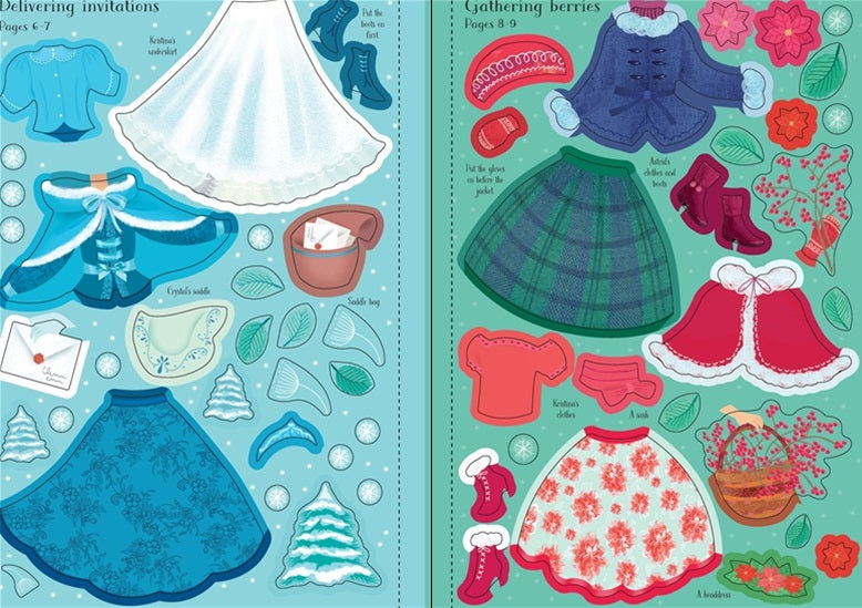 Little Sticker Dolly Dressing Snow Princess