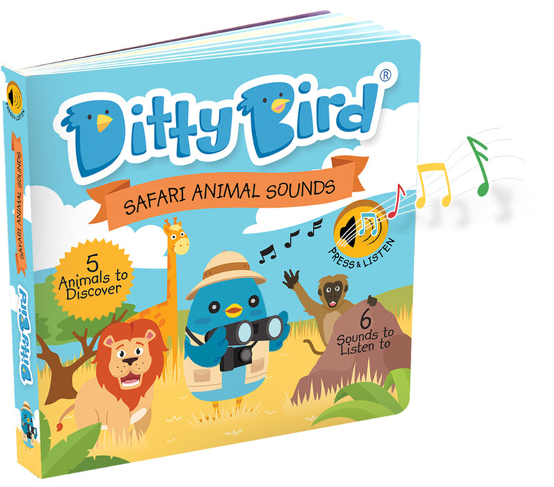 DITTY BIRD BOOK - SAFARI ANIMAL SOUNDS