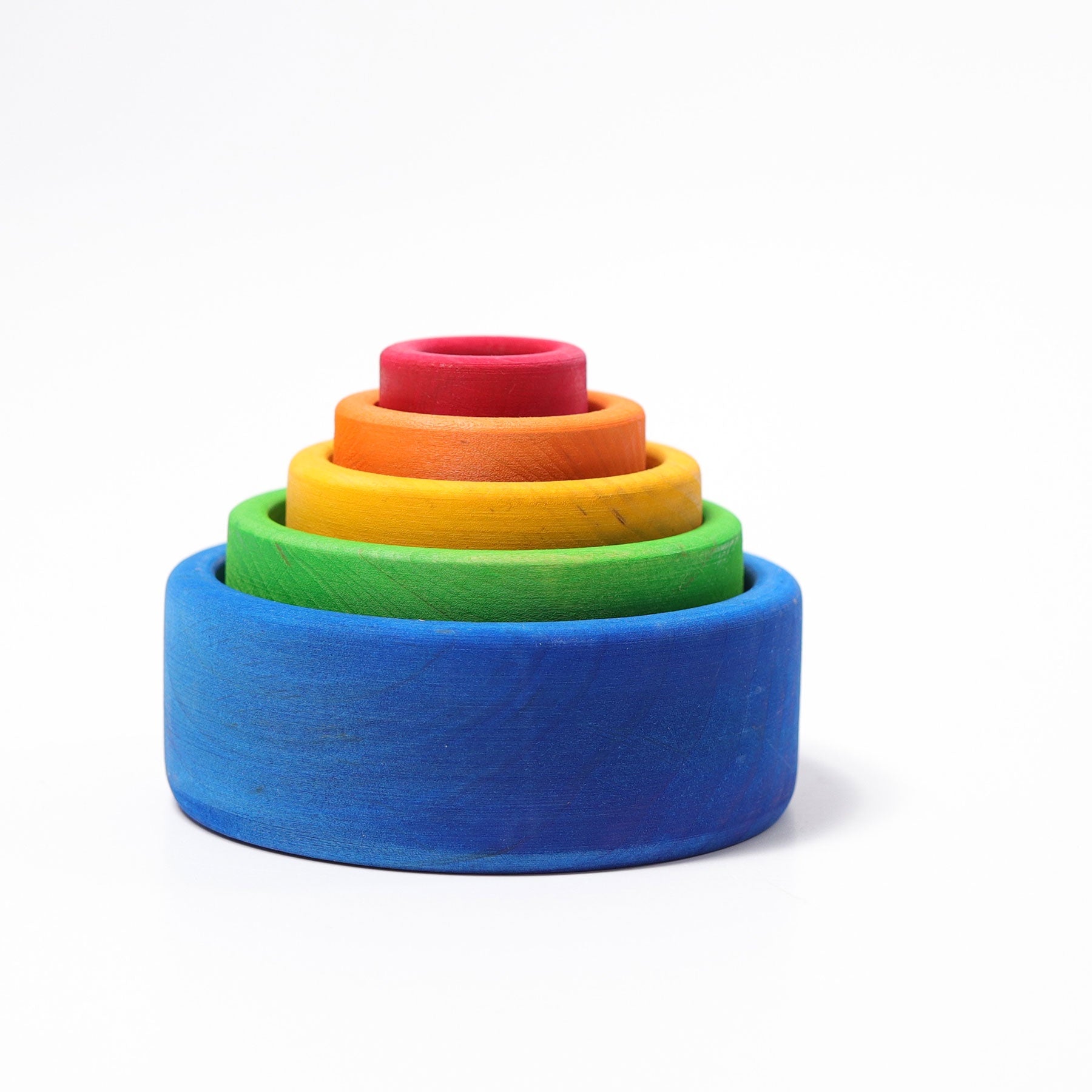 Grimm's - Stacking Bowls Blue 5Pc