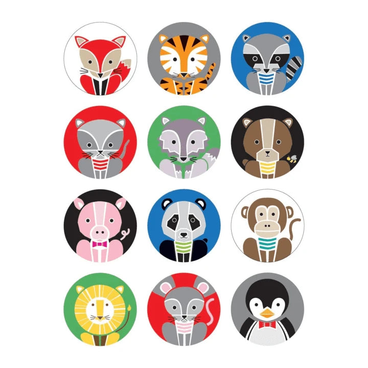 MINI MEMORY MATCH - GEOMETRIC ANIMALS