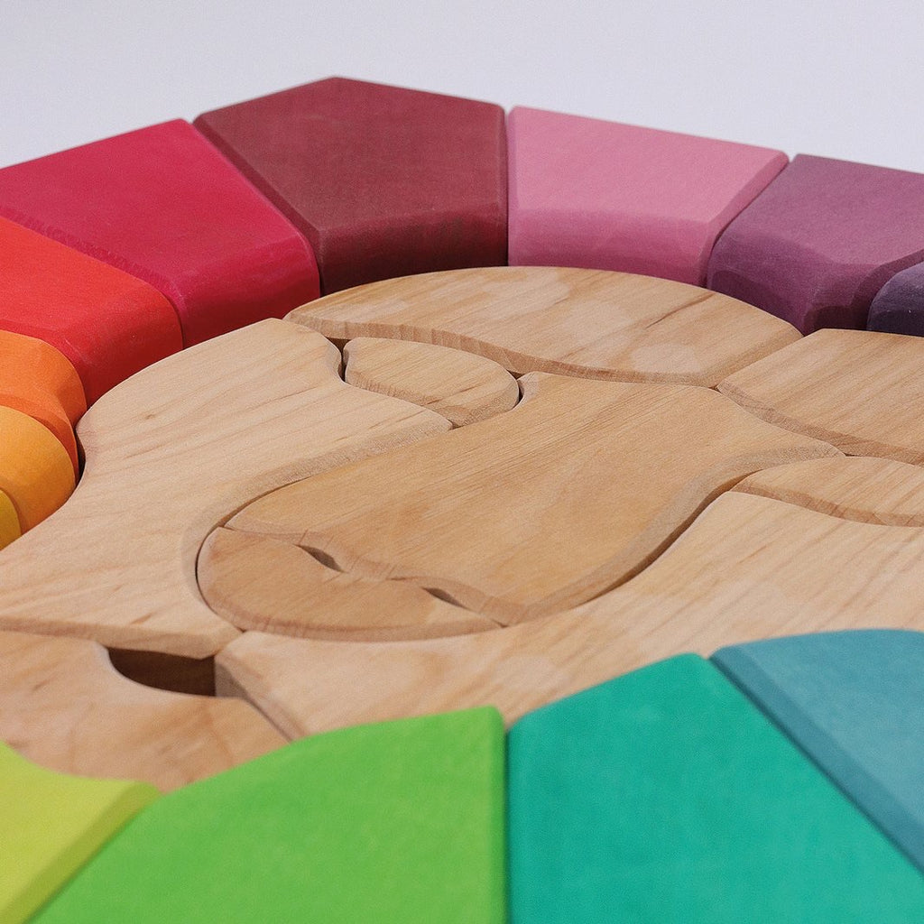Grimm's Rainbow Lion Building Set