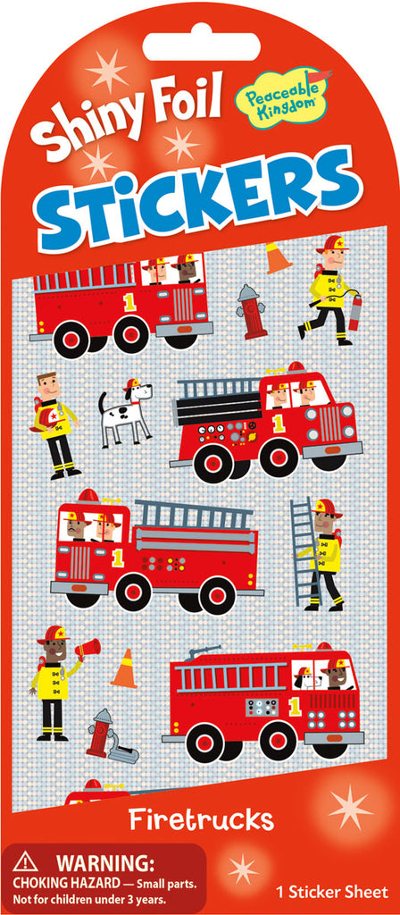 MINI STICKERS - FIRETRUCKS