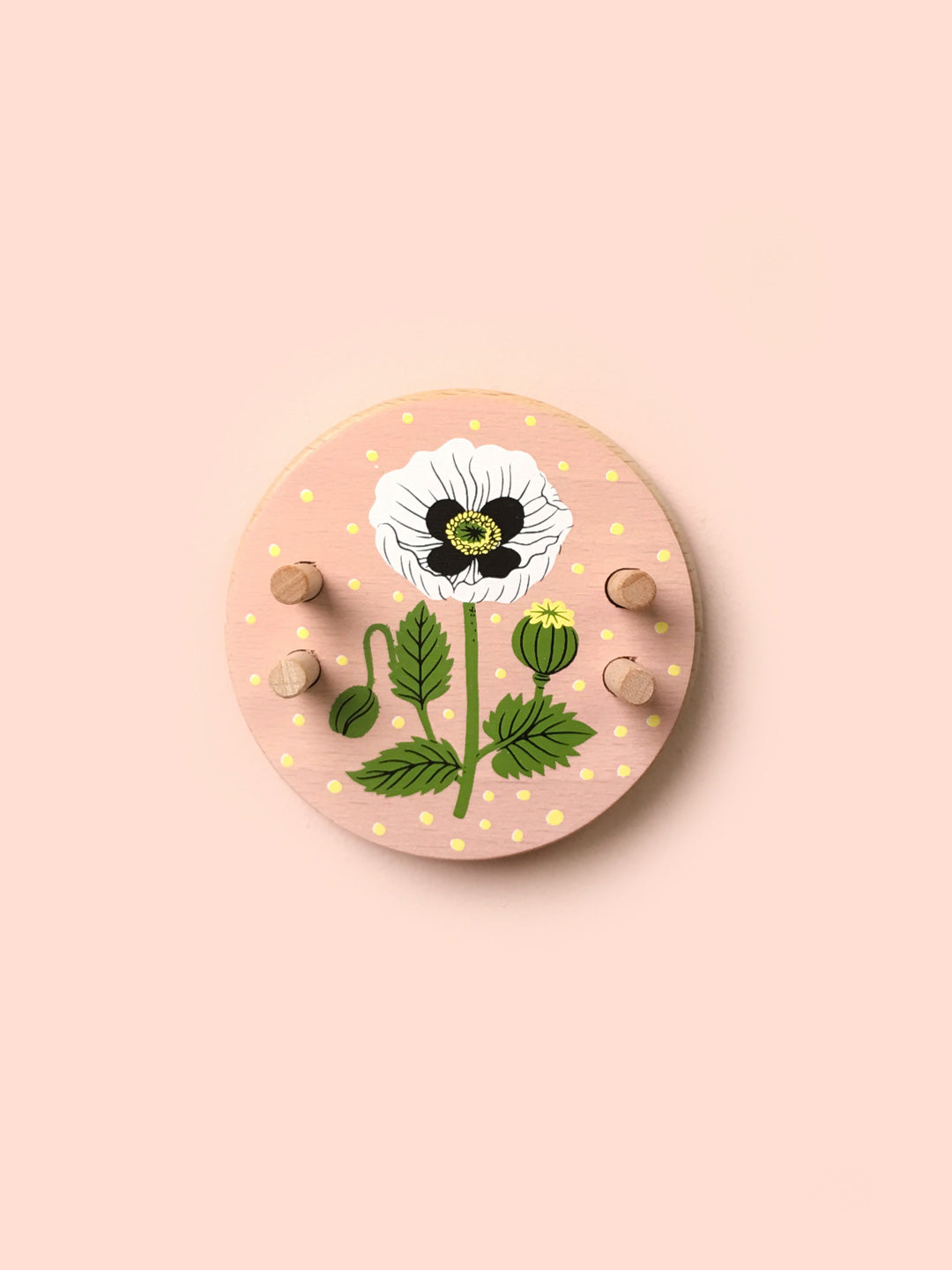 Pom Maker Medium - Pink with Flower