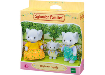 SYLVANIAN - ELEPHANT FAMILY 3 PC