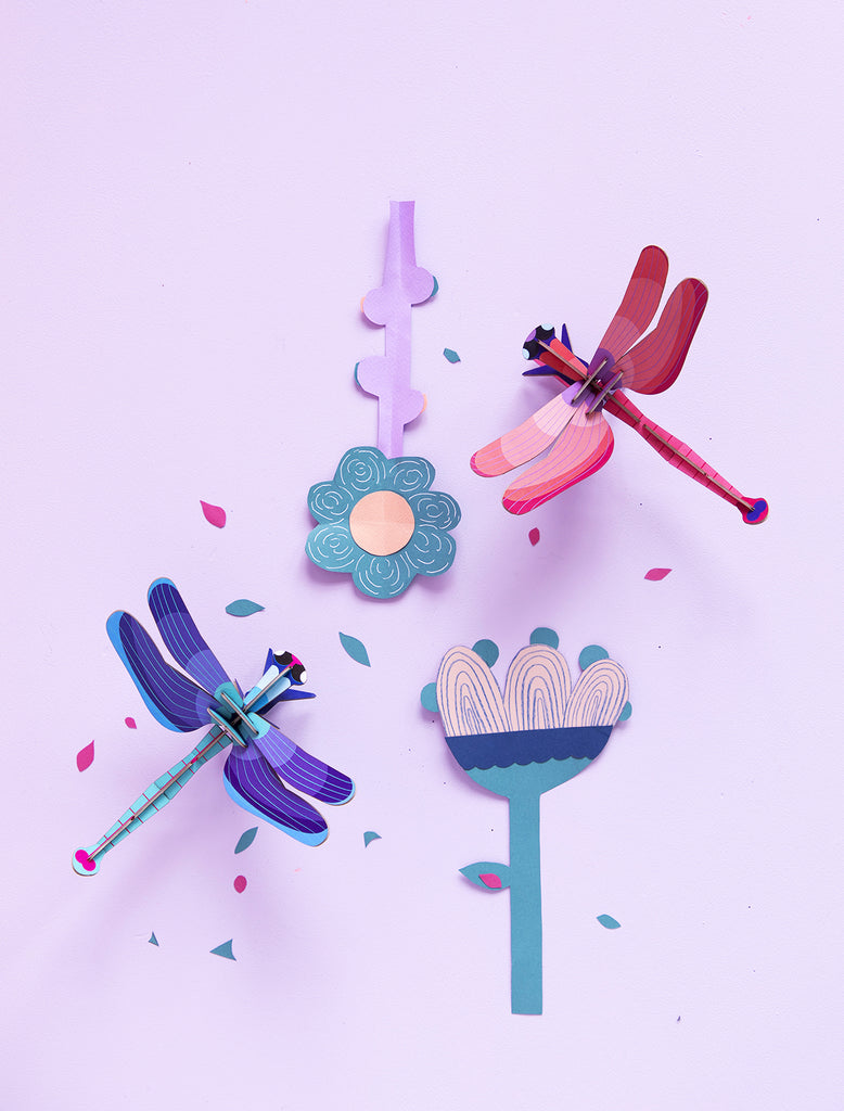 Wall Decor - Ruby Dragonfly