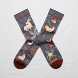 Bonne Maison Socks - L'Automne - Hen Steel