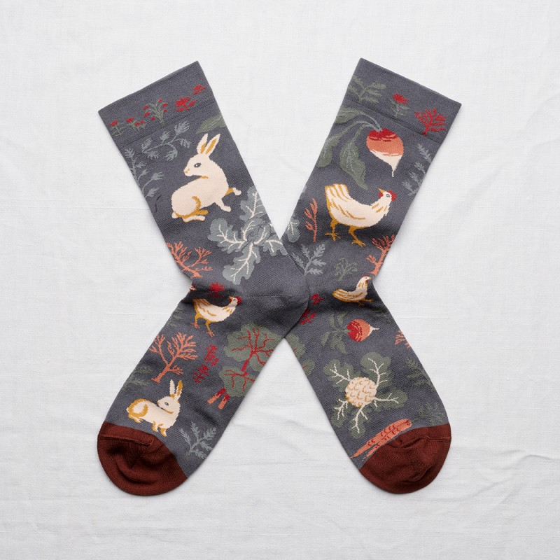 BONNE MAISON SOCKS - L'AUTOMNE - HEN STEEL