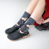 Bonne Maison Socks - L'Automne - Hen Steel