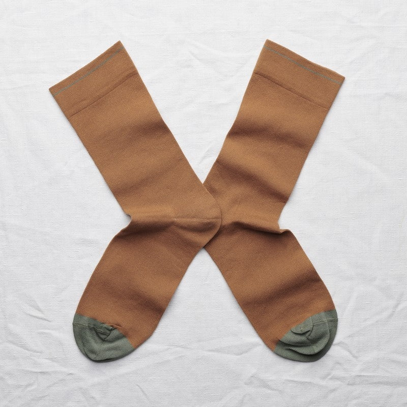 BONNE MAISON SOCKS - CARAMEL