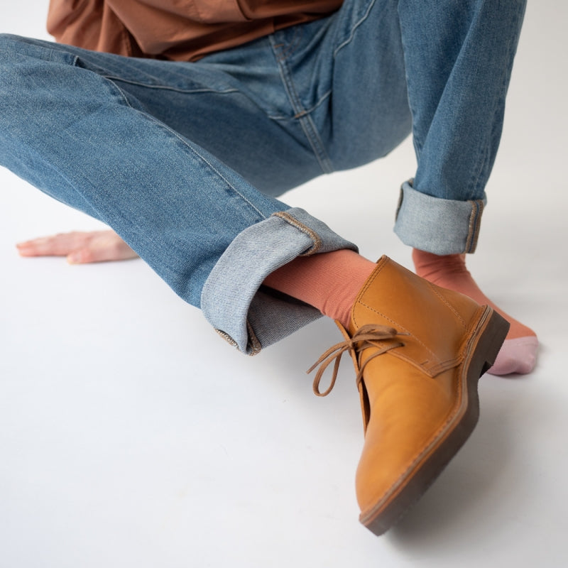 Bonne Maison Socks - Red Ochre