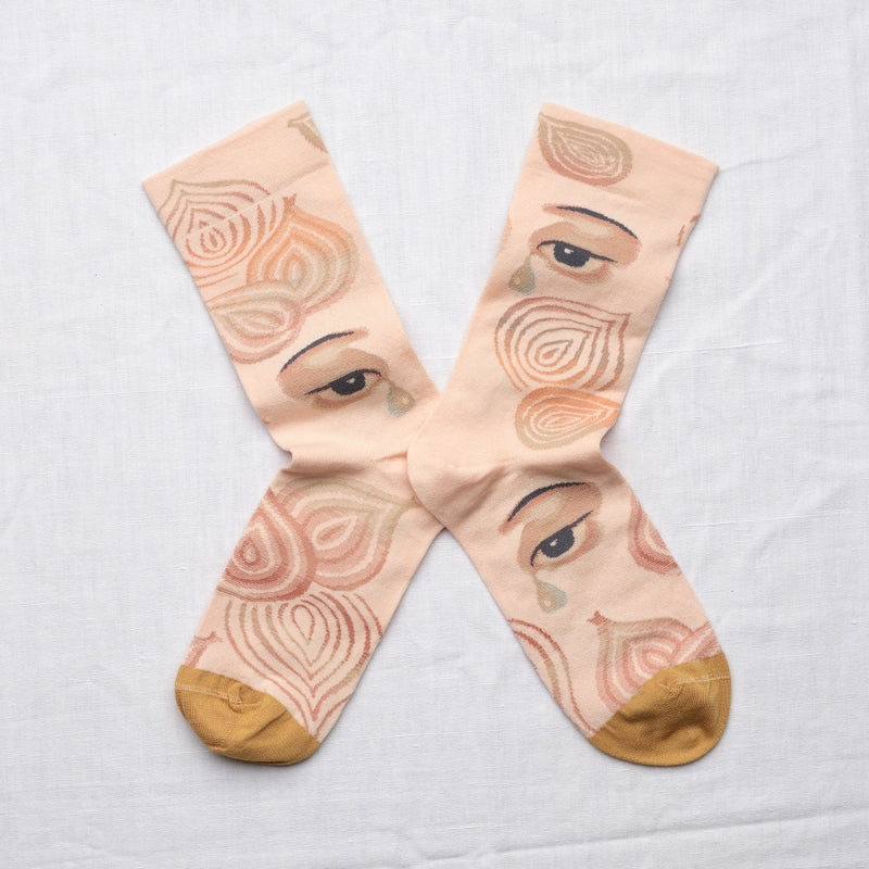 BONNE MAISON SOCKS - ROSEBUD EYE