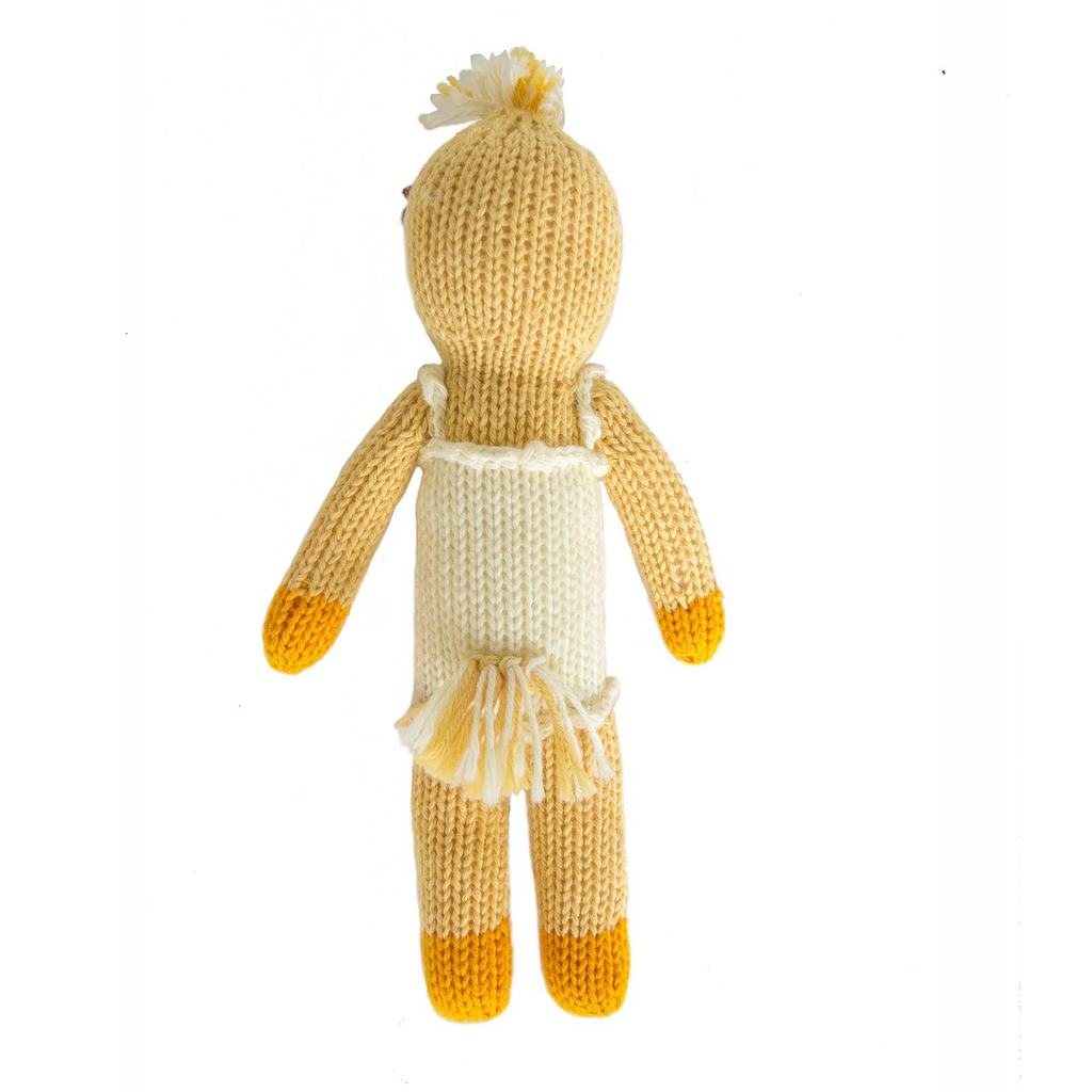 KNITTED RATTLE - LUCILLE DUCK